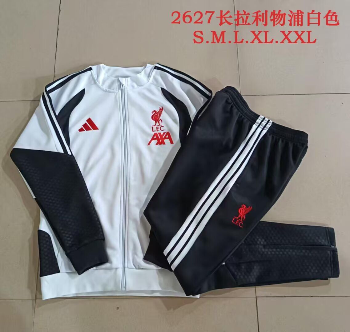 AAA Quality Liverpool 26/27 Tracksuit - Black/White